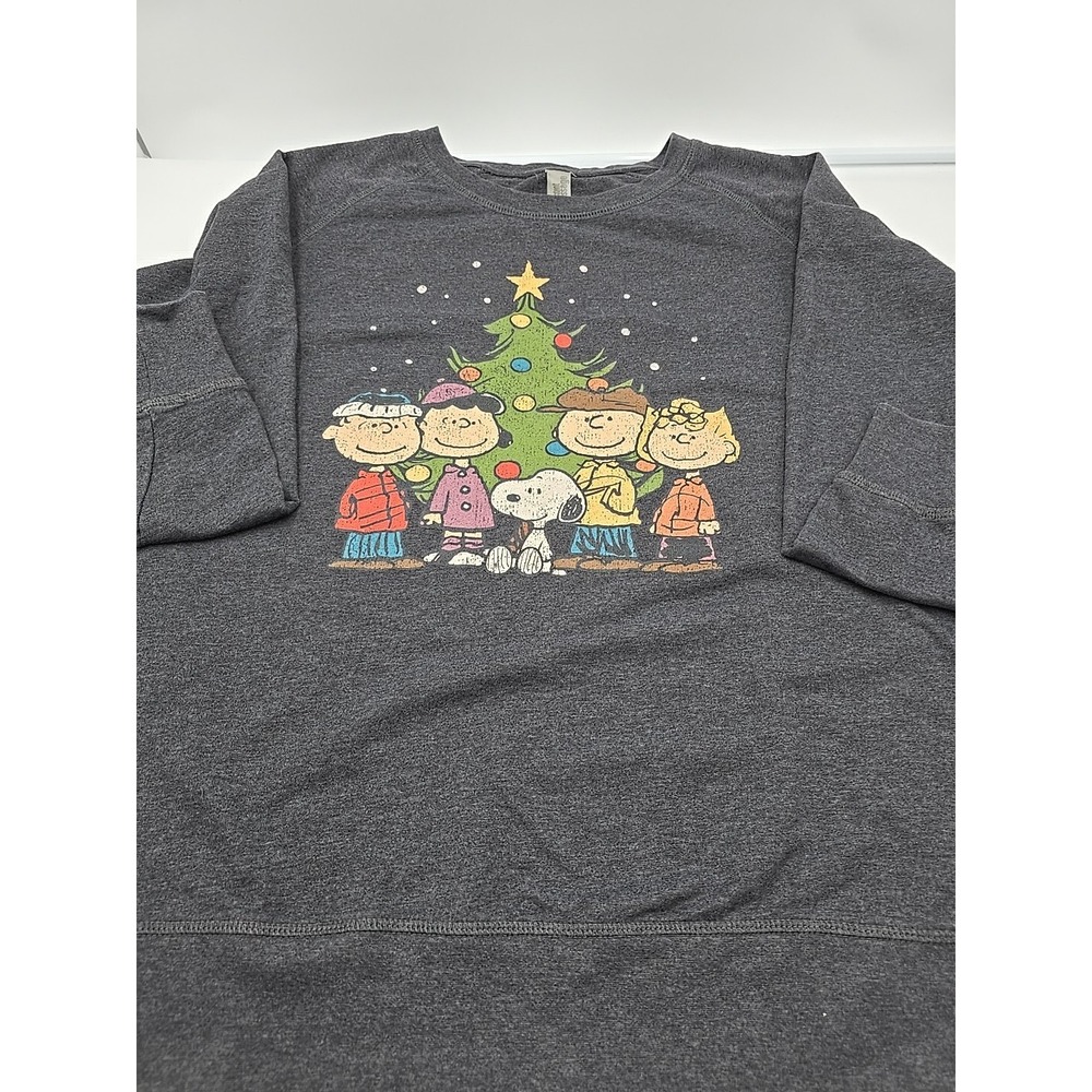 Instant Message Charlie‎ Brown Nostalgia Retro Christmas Sweater Women's 1XW - Picture 9 of 12